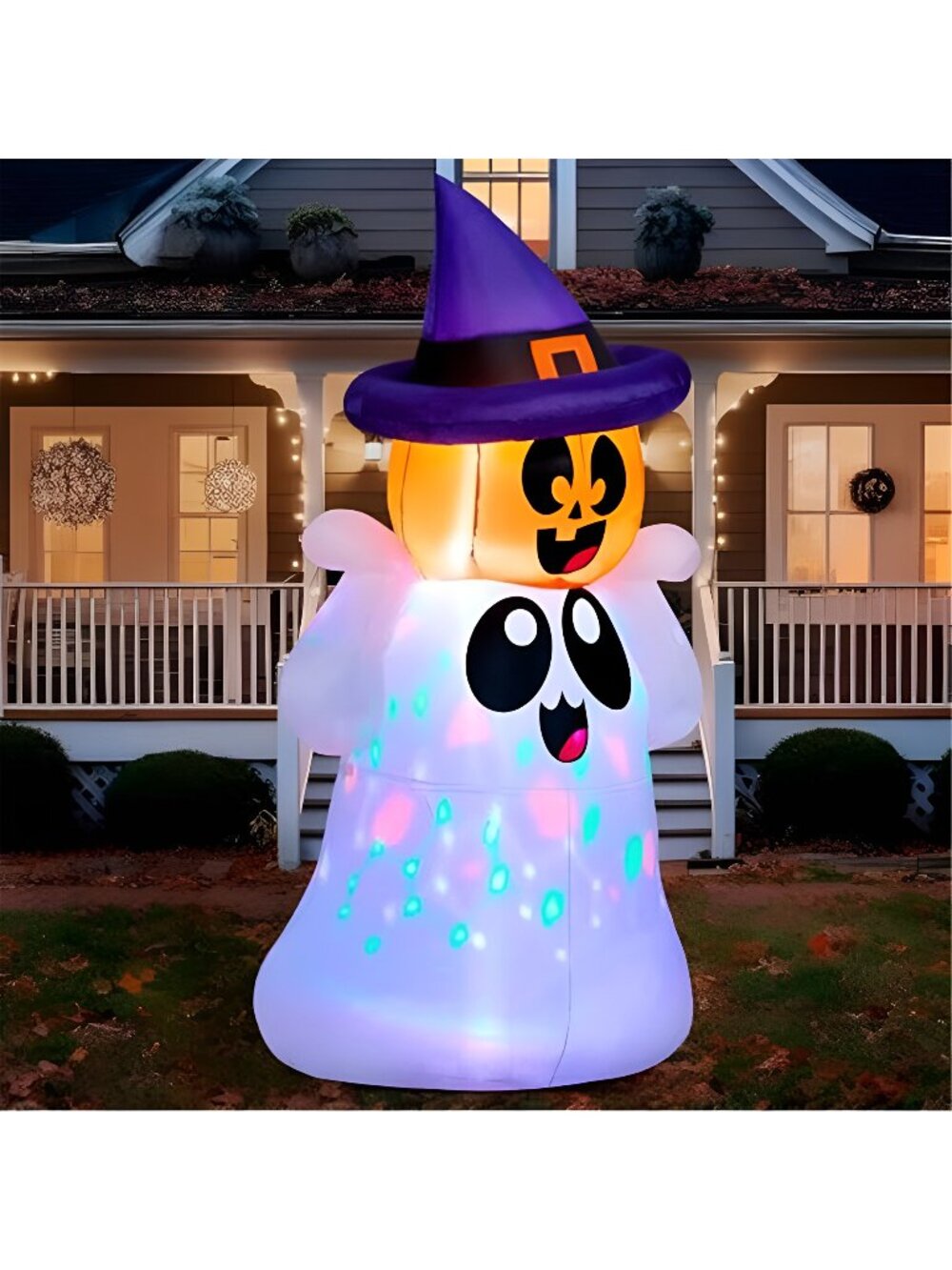 Joiedomi 5 FT Tall Halloween Inflatable Outdoor Decor, Blow Up Yard Decoration